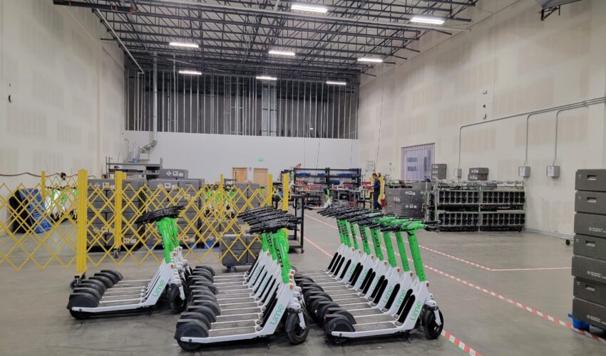 LIME SCOOTER CHARGING FACILITY